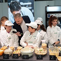 Die Miniköche werden am Sonntag, 2.11., auch wieder im DEHOGA-Forum zu Gast sein und kochen.